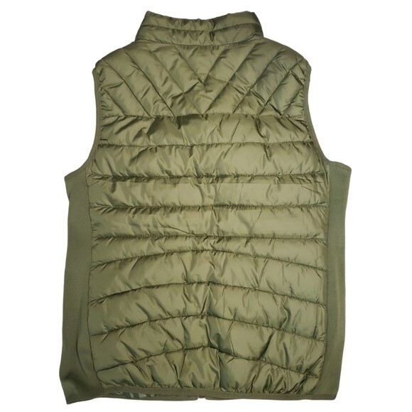 Ci Sono by Cavalini Olive Puffer Vest - excellent - Women's Large - Picture 2 of 8